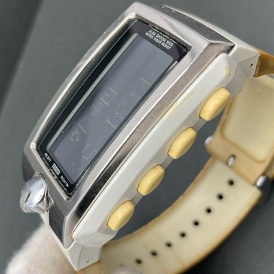 Seiko W440-4000 Alba Spoon Web Digital Quartz Working Watch New
