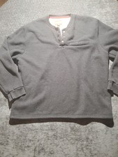 Coleman Men's Sherpa Lined Henley Indigo Blue Size XXL
