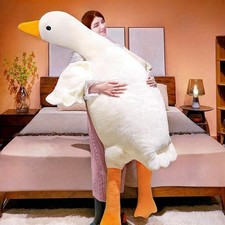 Giant White Goose Plush-75 Inch, Very Huge Body Fat Goose Stuffed Animal, 6 Foot