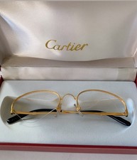Cartier Manhattan 22 K Oval Glasses 90 s
