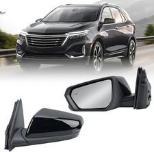 Driver Side Mirror Compatible with 2018 2019 2020 2021 2022 2023 2024 Chevy Equi