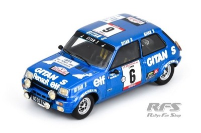 Renault 5 Alpine Jean Ragnotti Tour de Corse 1979 Rallye Rally 1:43 Spark 6032
