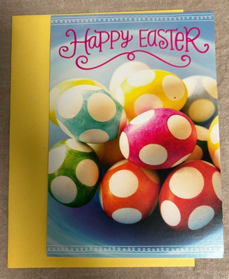 Happy Easter Greeting Card & Envelope  ~ Happy Easter