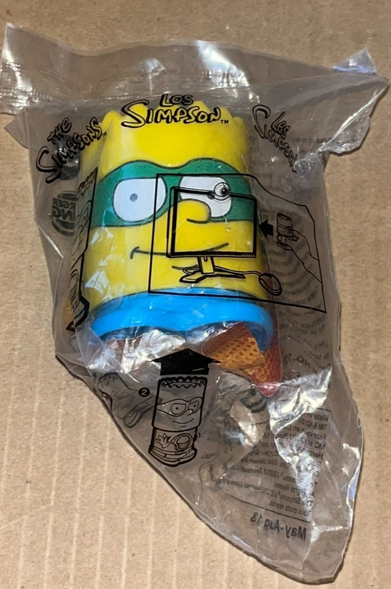 The Simpsons Burger King Kids Fast Food & Cereal Premiums for sale