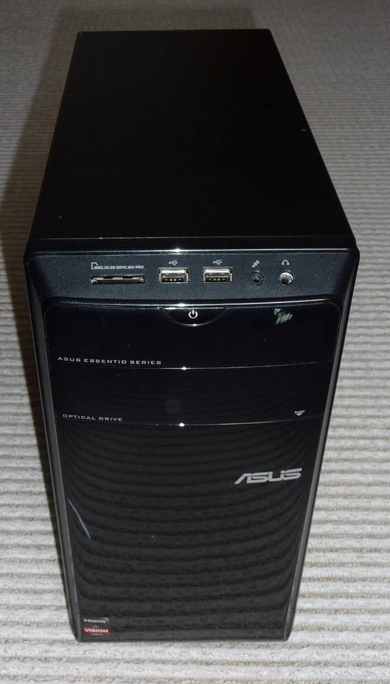 ASUS CM1745 AMD 4x3.2GHz 8GB 250GB SSD 500GB HDD WLAN USB3 DVDRW Win11 - Bild 4 von 4
