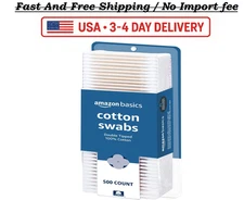 Az Basics Cotton Swabs for Personal Hygiene and Baby Care,  Q tips(Select Pack)