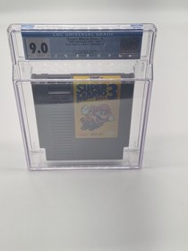 Super Mario Bros 3 NES CGC 9.0 Graded Cartridge Rev. A not PSA WATA VGA