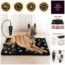 Customizable 36x24 Pet Heating Pad with Safety Design  Detachable Cover