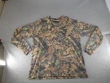 Liberty Camo Shirt Mens 2XL XXL Brown Mossy Oak Long Sleeve Hunting Camouflage