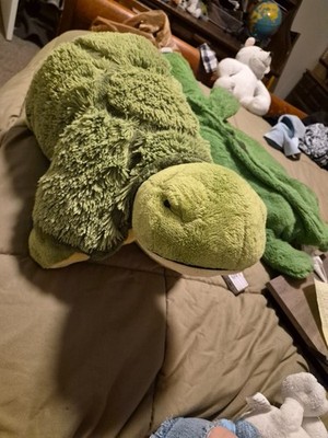 Pillow Pets 2009 Retired 18'' Tardy Turtle