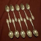 10 TOWLE Sterling Silver KING RICHARD Teaspoons 6" No Monogram 406 Grams