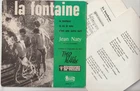 JEAN NATY    " LA FONTAINE "     avec le feuillet des paroles  (EP 4 titres)