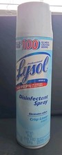 Lysol Disinfectant Spray Crisp Linen Scent 12.5 oz Eliminates Odors Kills 99.9
