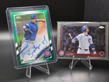 2021 Topps Chrome Brailyn Marquez Rookie Auto RC RABM Green /99 PLUS BONUS CARDS