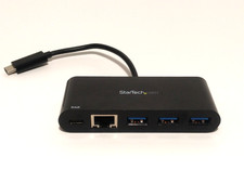 StarTech.com 3-Port USB-C to USB-A Hub w/ Gigabit Ethernet 60W Power Delivery