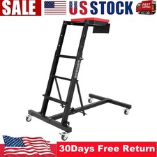 400lbs Collapsible Topside Automotive Creeper Adjustable Height 45-66 For Cars