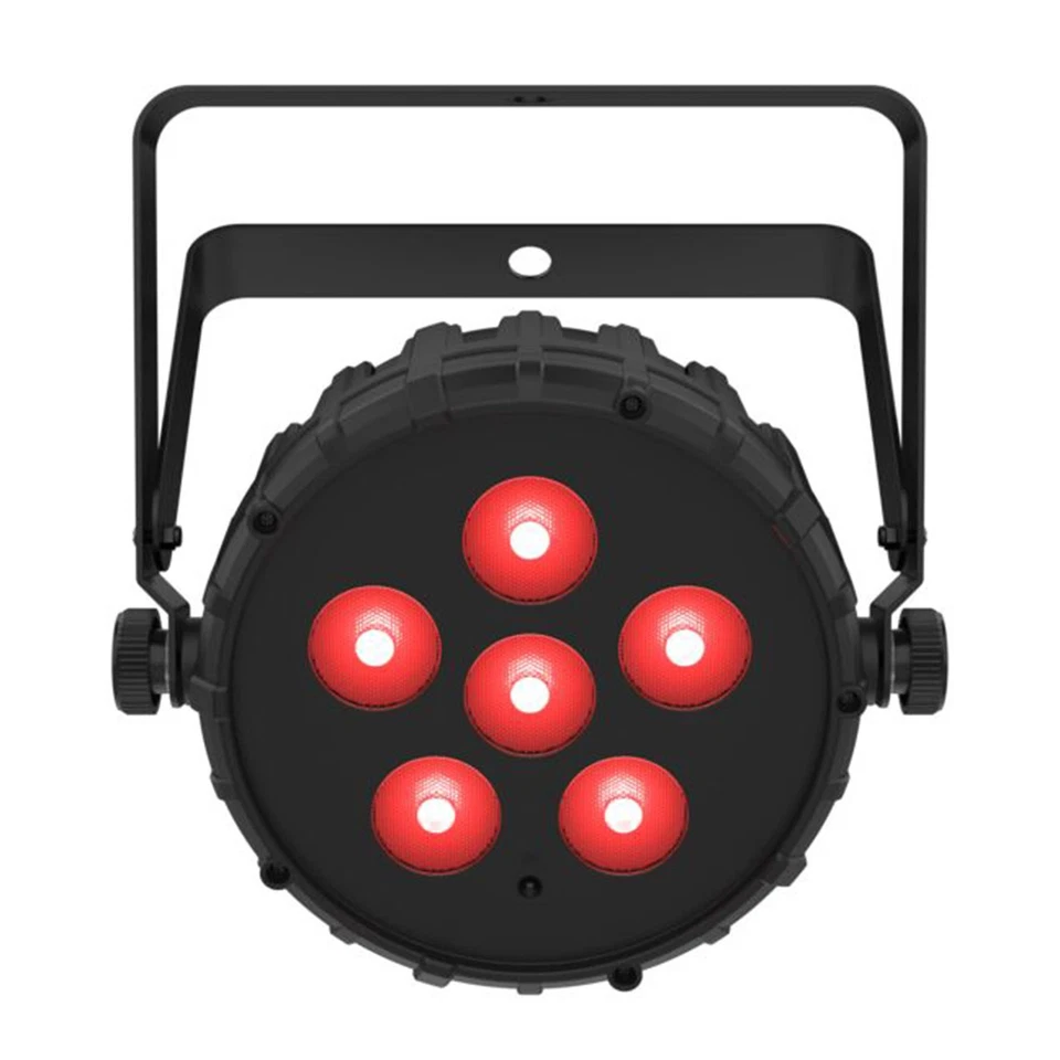 4) Chauvet DJ SLIMPAR T6 BT ILS D-Fi USB DMX RGB LED Wash Lights w/Bluetooth+Bag - Image 4 of 4