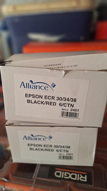 Epson Ecr 30 34 38 Black And Red