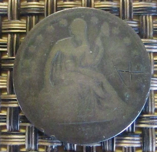 1839 Drapery Seated Liberty Half Dollar Rare Key Date