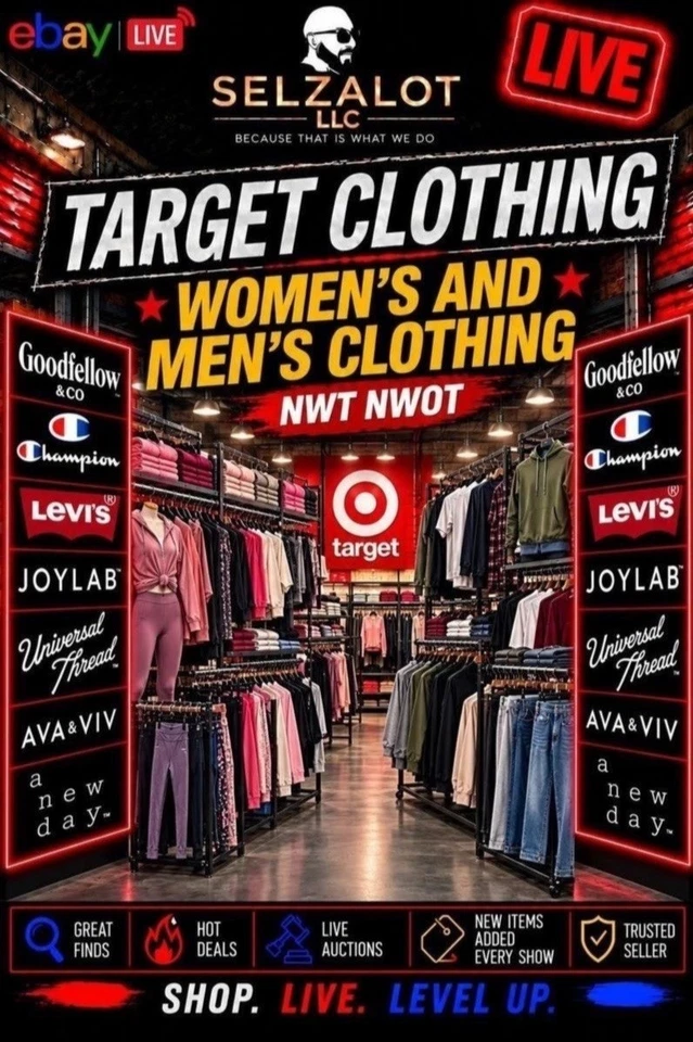 🎯 Target Brand Blowout! Men's & Women's New With Tags | Levi's & More