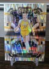 2024 Panini Select WNBA - Concourse Silver Flash Prizm #56 Cameron Brink (RC)