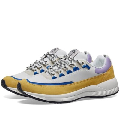 Brand New RARE Brain Dead X A.P.C. Jay Yellow Multicolor Sneakers 