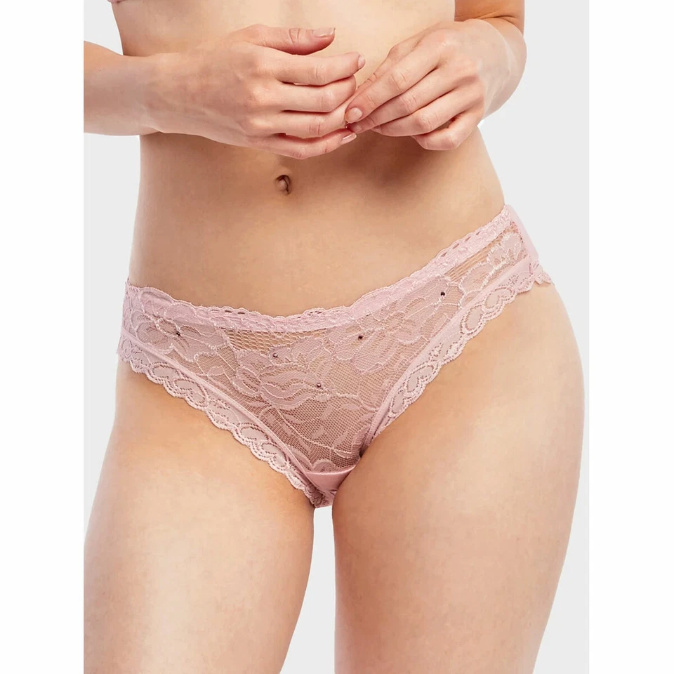 6 Piezas Mujeres Sexy Encaje Bragas Bragas Lencería Ropa Interior Sin Costuras Tanga M-XL Foto 2 de 4