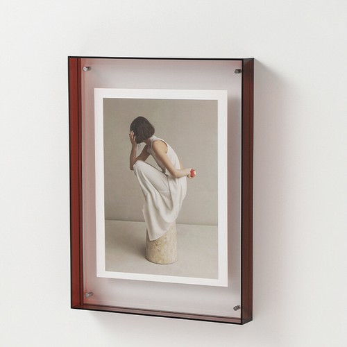 Transparent Colorful Acrylic Photo Frame Poster Picture Holder TableCard Display - Picture 24 of 46