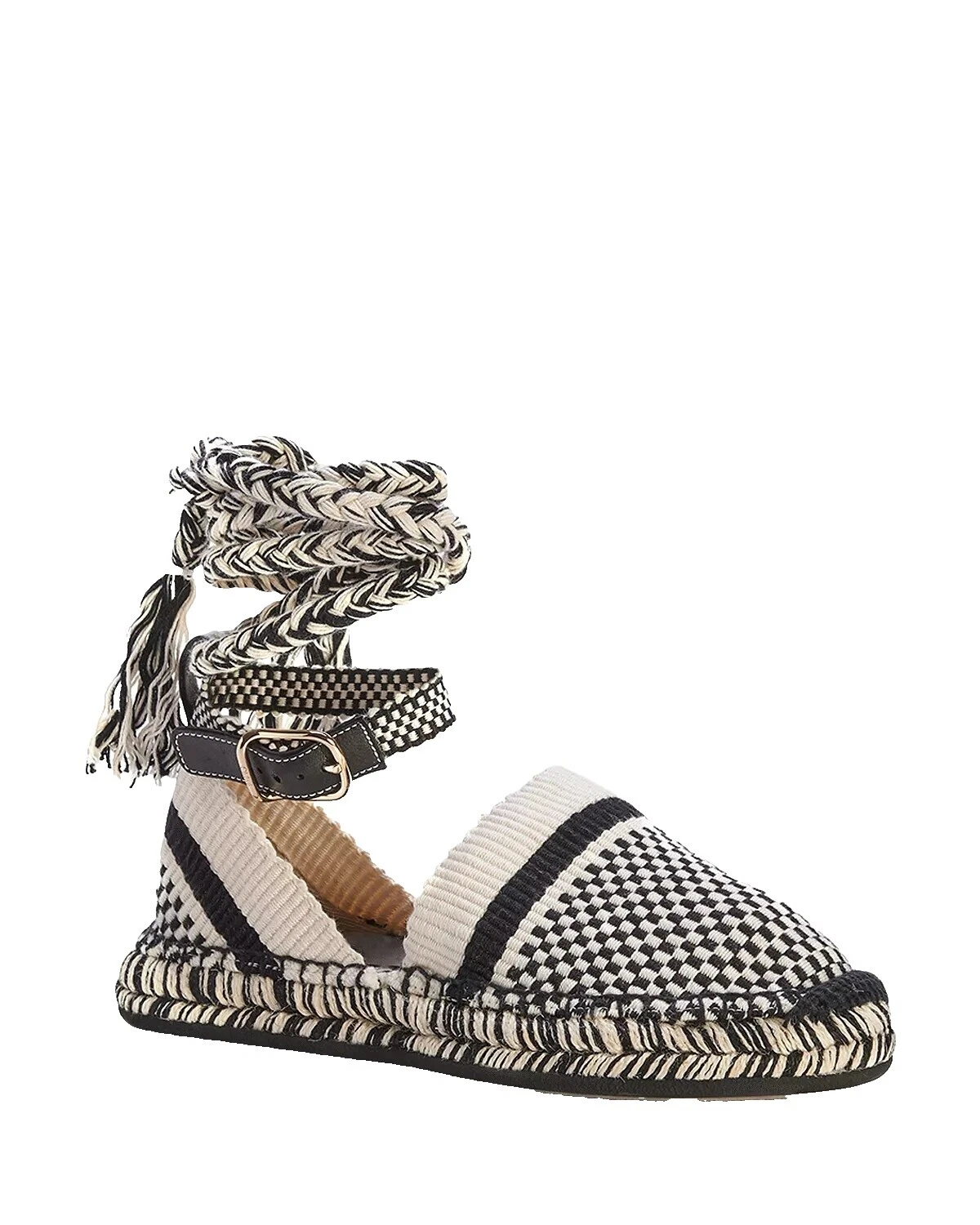 Zapatos Cómodos Negro superior de algodón para mujeres