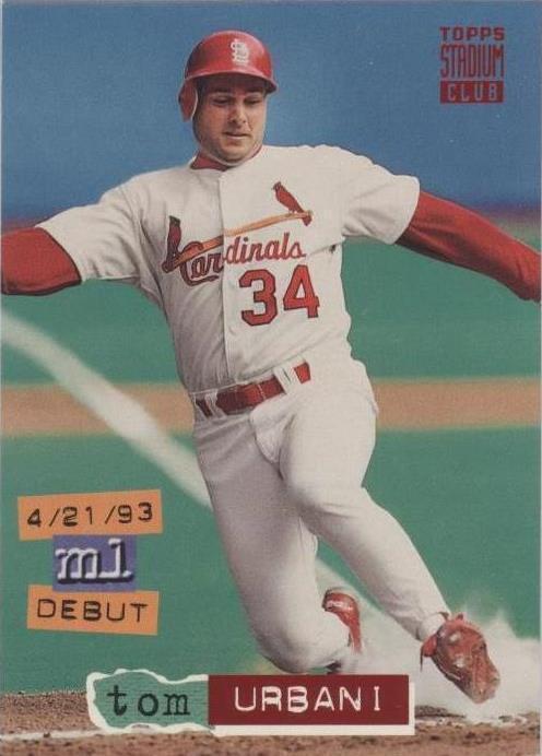 1994 Topps Stadium Club - Tom Urbani #392 - 1 of 1