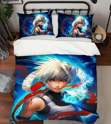 3d Naruto Boy Image 7 Japan Anime Bed Pillowcases Quilt Duvet