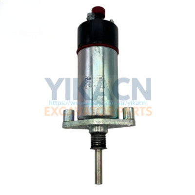 Excavator Fuel Stop Flameout Solenoid Valve 155-4653-B for CAT 330 24V
