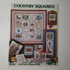 Graph-it Arts Country Squares #55 Counted Cross Stitch Patterns Charts Folk