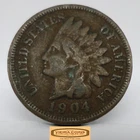 1904 Indian Head One Cent, Partial Liberty - #C38268NQ