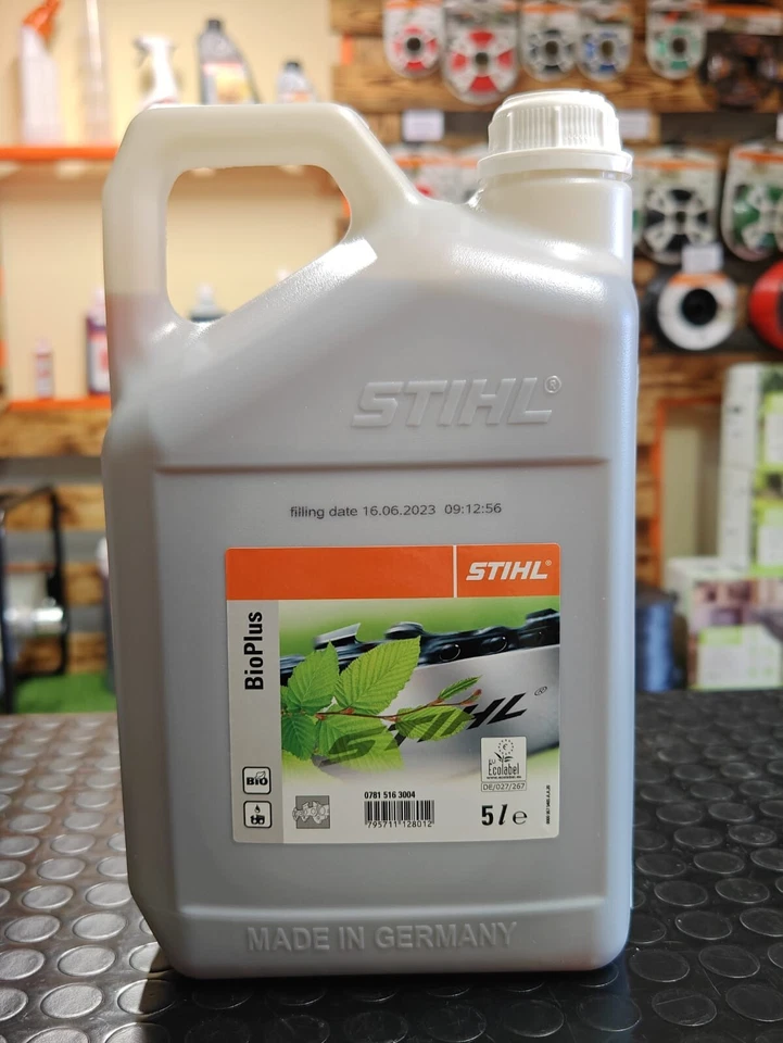 Olio catena STIHL ORIGINALE Bioplus biodegradabile motosega protettivo Ecologico - Immagine 2 di 2