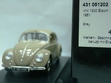 WOW EXTREMELY RARE VW Beetle Käfer 1200 1951 Beige Split Window 1:43 Minichamps
