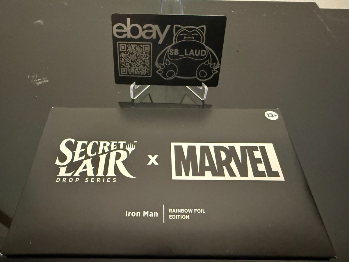 Secret Lair X Marvel - Iron Man - Rainbow Foil Edition - MTG Secret Lair X Marvel - Iron Man - Rainbow Foil Edition - MTG