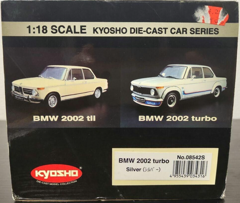 ミニカー BMW2002turbo 1:18SCALE kyosho KYOSHO ORIGINAL 1/18scale BMW 2002 Turbo (Silver) 08544S