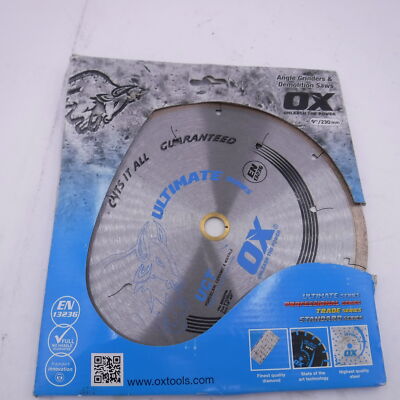 Ox Tools OX-UCT-9 Ultimate Series 9'' Ceramic Diamond Blade 7/8 - 5/8'' Bore