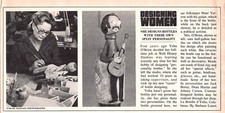 Yuba O'Brien Leaves Walt Disney Studios Peter Yarrow Bottle Vtg Mag Print Ad