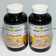 AMAZING FORMULAS BERBERINE 1000MG 240 CAPSULES 2 PACK