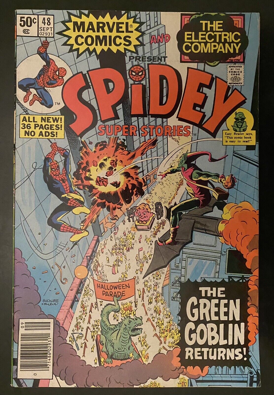 Spidey Super Stories #48 (Marvel 1980) VG/F (Spider-Man Vs Green Goblin)