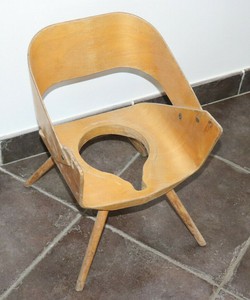 Fauteuil Chaise Pot Enfant Vintage Design Sans Sa Bassine Ebay