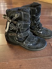 Girls Geox Junior Art Boots High Top Sneakers Sz 30, 12US