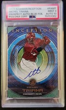 2022 Bowman Inception - Michel Triana - Blue Foil Auto /99 #PA-MT PSA 9