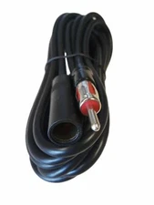 144" 12 Foot Antenna Extension Cable Cord Male Female Car AM FM Adapter