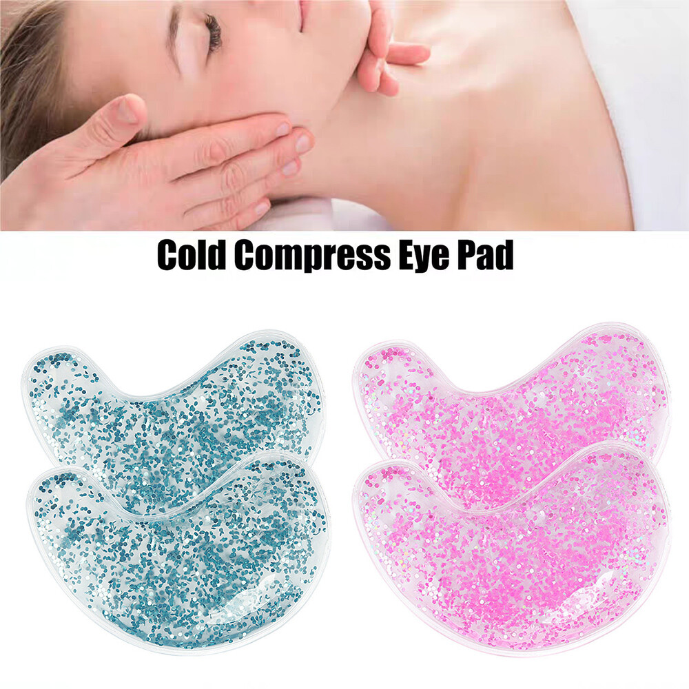 1Pairs Gel Ice Pack Eye Patch Cooling Sticker Eye Pad Hot Cold Eye Massage