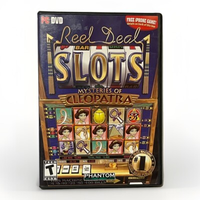 Phantom Real Deal Slots Mysteries Of Cleopatra PC DVD Video Game 