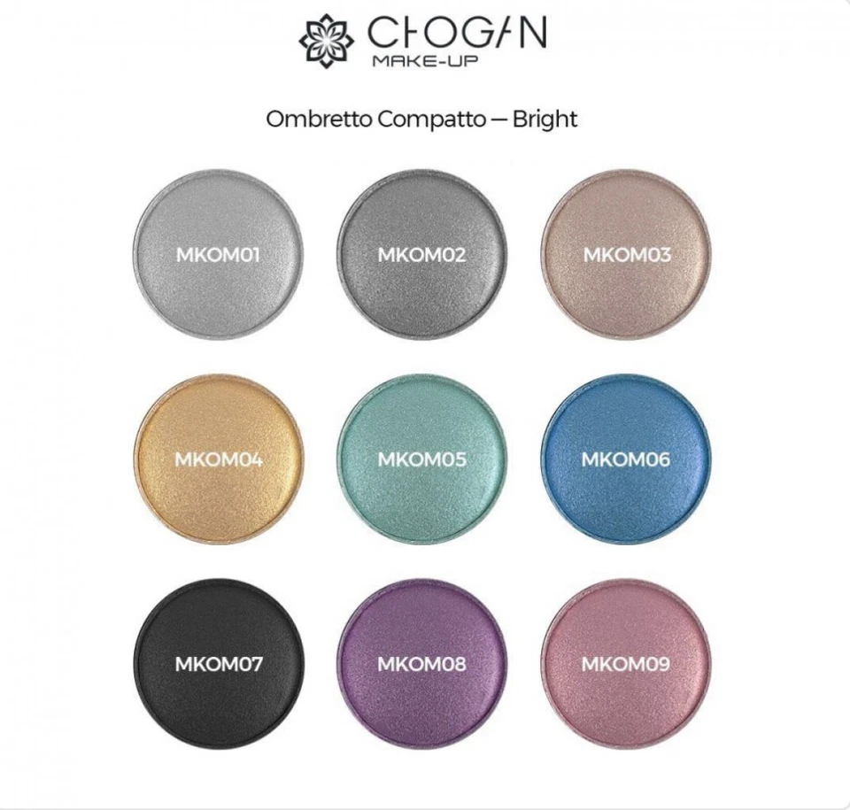 Chogan BIO Kompakt Lidschatten Bright, Shimmer, Matte, Shiny, Augen Make-Up 3gr. - Bild 3 von 4