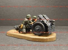 Homemade 1/72 Wwii German 75mm Infantry Gun soldier Finished Model
